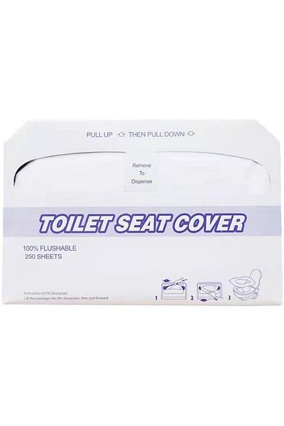 Ideal Pack Toilet Disposable Seat Covers – Flushable, Hygienic & Travel-Friendly (250 Sheets)