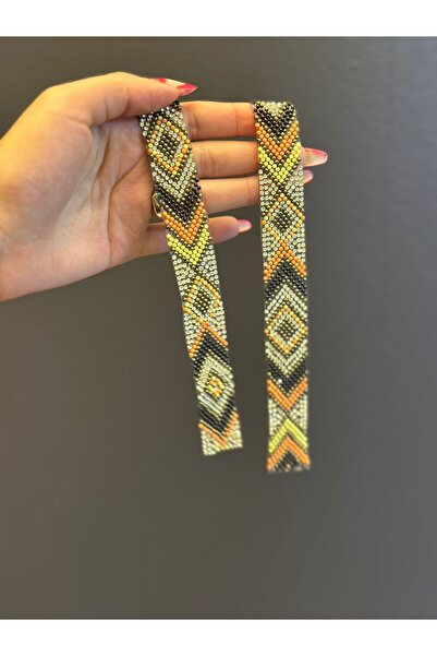 Gönülden Tasarım İKİLİ ÜTÜ İLE YAPIŞAN ETNİK DESEN ŞERİT DİKİŞ AKSESUARI 15X2 CM