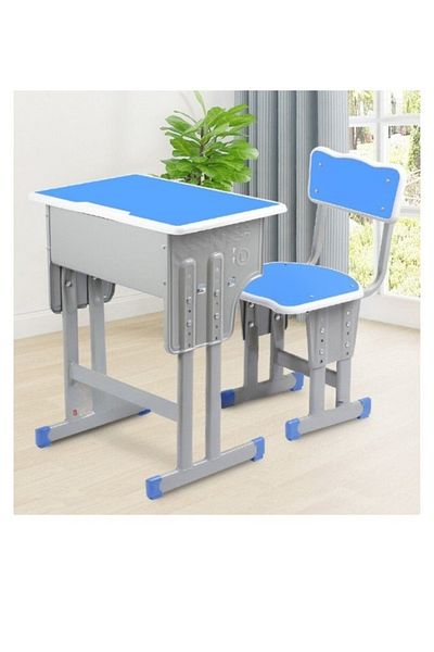smart home Kids Study Desk Table + Chair Set | Study Table and Chair Set with Fiber Surface and Iron Legs