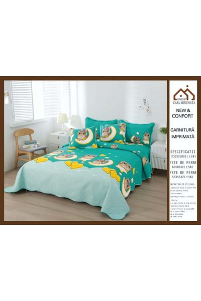 FIONNA.RO 5 Piece Duvet Set - Couple Of Owls - Couple Of Owls