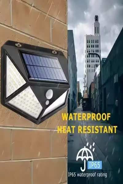 Tor Store 100 Ledli 3 Modlu Hareket Sensörlü Solar Güneş Enerjili Led Aydınla...