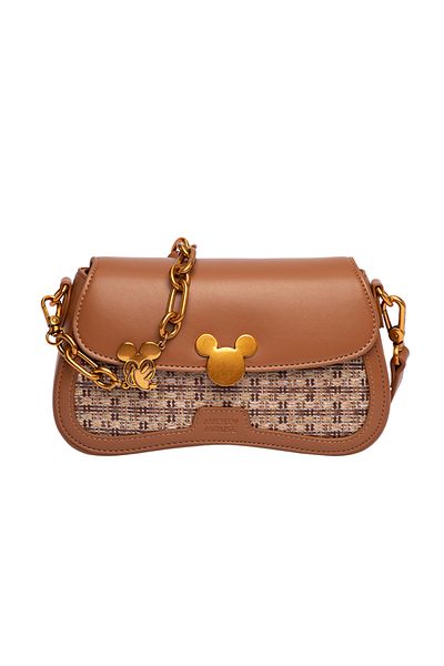 Disney Lady Shoulder bag Material:PU Light Brown Color