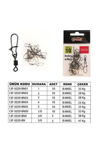 CAPTAIN 5029 Interlocking Clip Fast 10 Pieces Package Black Nickel