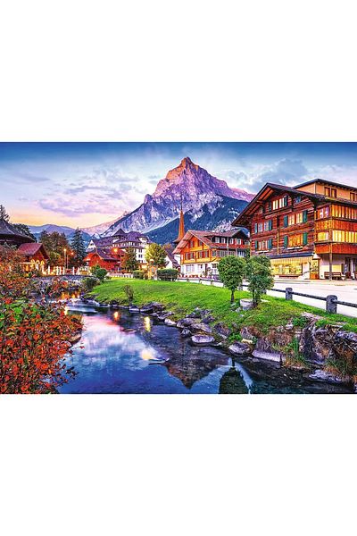 Trefl PUZZLE TREFL 1000 PREMIUM PLUS PHOTO ODYSSEY SAT ALPIN ÎN ELVETIA