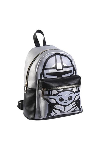 Star Wars Rucsac, Piele ecologică The Mandalorian, 27 cm, Băieți/Fete