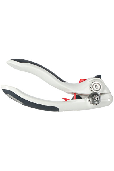 ZYLISS Lift Stainless Steel Manual Can Opener with Ergonomic Handle White and Grey