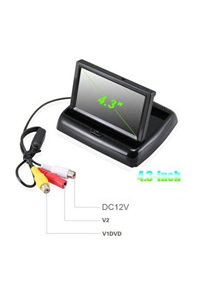 Xentech Light Xentech Light Foldable TFT LCD Monitor for Reversing, 4.3 Inches