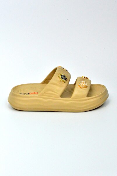 AkınalBella Παντόφλες AKINALBELLA με διπλό λουράκι, παχιά σόλα από EVA E410.Z.0003