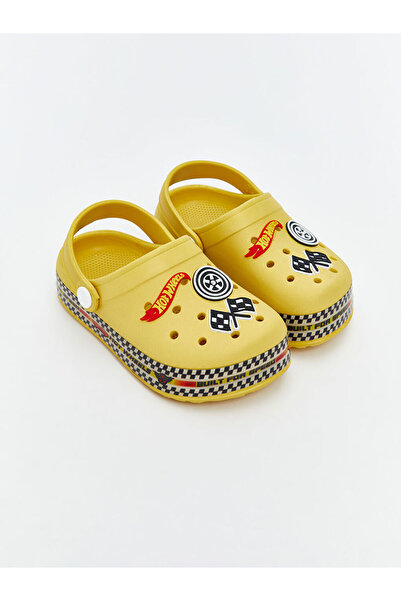 LC Waikiki Κίτρινα σανδάλια παραλίας για αγόρια με στάμπα