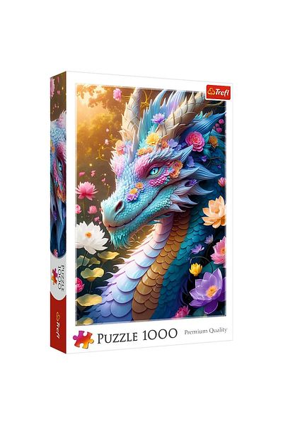 Trefl PUZZLE TREFL 1000 DRAGONUL COLORAT