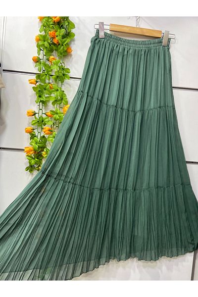edu collection Chiffon Gypsy Model Layered Skirt