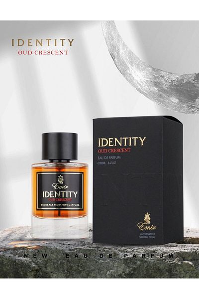 Paris Corner Identity Oud Crescent Emir Paris Corner, Apa de parfum, unisex, 100 ml, 100 ml