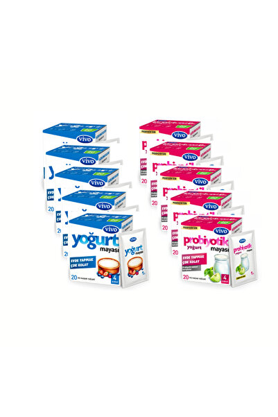 vivo 5 Adet Probiyotik 5 Adet Yoğurt Mayası (Helal Sertifikalı)