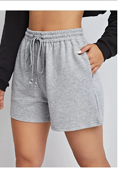 ciwi&life Unisex Gray Elastic Waist Pocket S-Hort