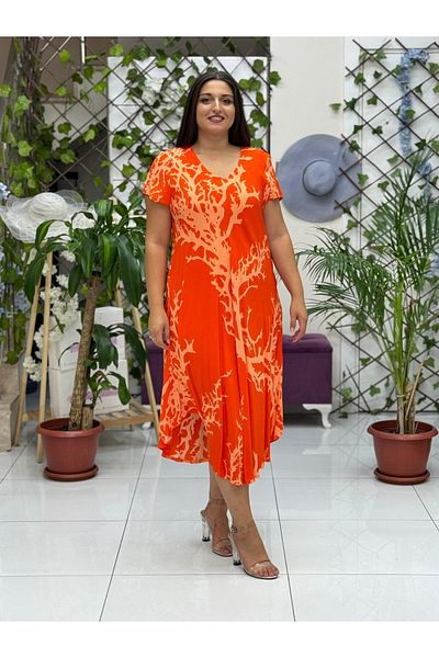 Punta Otantik Frd17009 Viscose Feride Dress