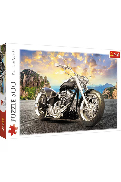 Trefl PUZZLE TREFL 500 MOTOCICLETA NEAGRA