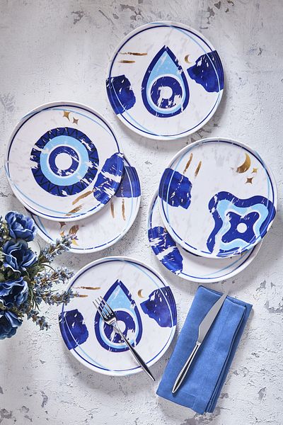 Fecra Teos 6 Piece Cake Plate Set