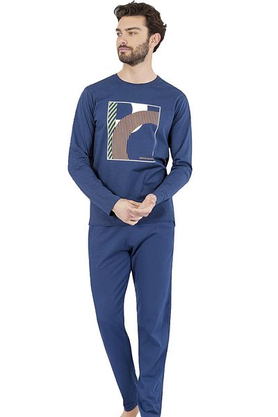 Pierre Cardin 100% Cotton Men's Pajama Set