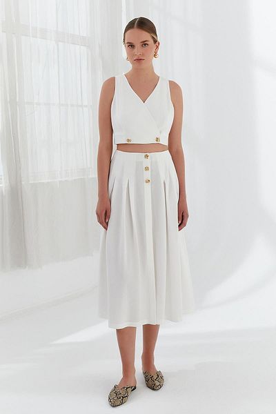 Naar 12517 Skirt Ecru