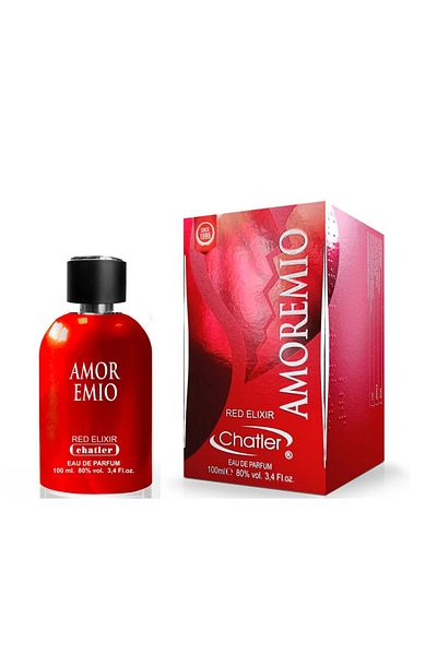 Chatler Amoremio Red Elixir, Eau De Parfum, Unisex, 100 Ml, 100 ml