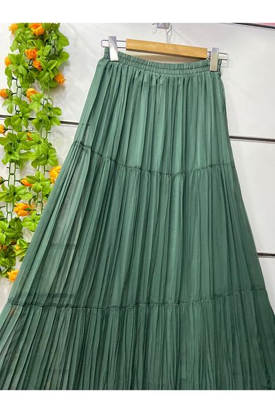 edu collection Chiffon Gypsy Model Layered Skirt