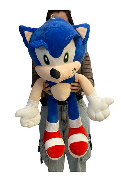 JPT Giant blue Sonic the Hedgehog plush toy 80cm
