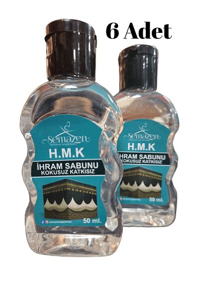 semazen 6 Pcs Odorless Liquid Ihram Soap Odorless Liquid Soap for Hajj and Umrah