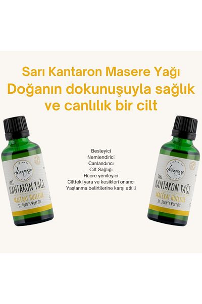 dionesse 100% Pure St. John's Wort Oil 50 ml - Obtained by Maser Method, Natural Herbal Care Oil