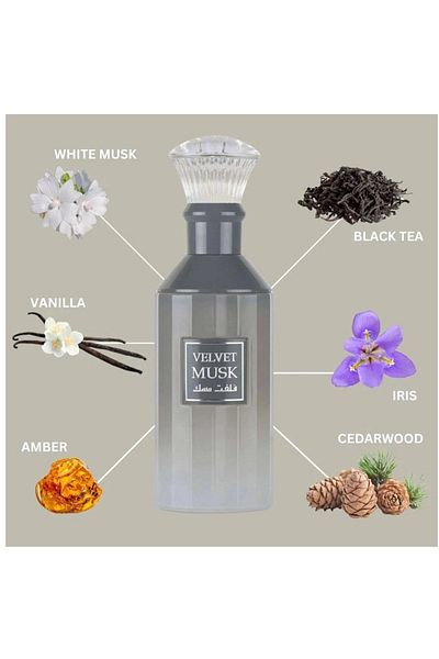 lattafa Velvet Musk, Eau De Parfum Unisex, 100 Ml, 100 ml