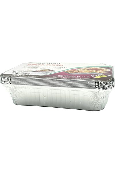 Ideal Pack Aluminium Foil Food Containers with Lids – 10 Pcs | Model 83185 | Heavy-Duty, Disposable, Oven & F