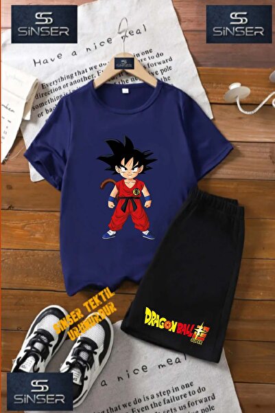 SS SİNSER Παιδικό UNISEX T-shirt με ειδική στάμπα "GOKU STANDING" με λαιμόκοψ...