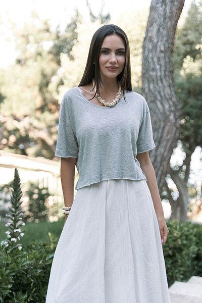 BOHEMAİ Ripley Half Sleeve Gray T-Shirt