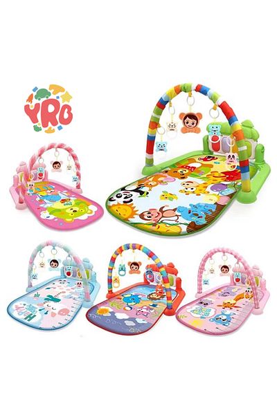Generic Multi-functional Activity Fitness Sleeping Game Blanket Baby Play Gym Mat Baby Musical Mat with Peda