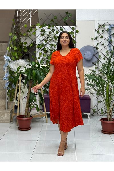 Punta Otantik Frd17038 Viscose Feride Dress