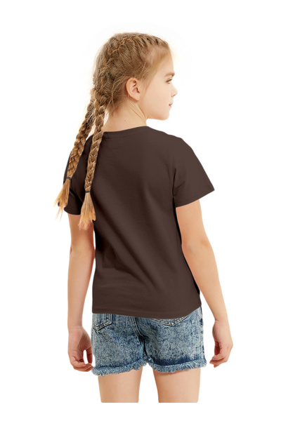 LAUREN SMITH Girls' Summer Tees Collection – Trendy and Comfortable Cotton-Lycra T-Shirts