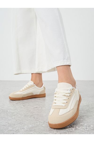 Styli Color Block Lace Up Sneakers