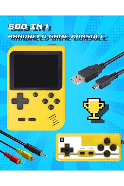 SUP Handheld Game Console – 500 Classic Games, 3.0" Screen, 1020mAh Battery, TV Output