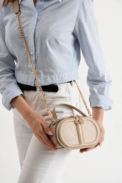 By Hakan Tn-204 Mini Women's Shoulder Bag Hand Bag Crossbody Bag Mink