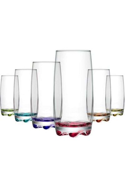 LAV Set 6 glasses Lav Adora Coral 25, 390 ml
