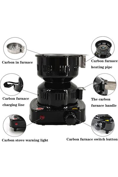 Generic Hookah Heater Electric Mini Stove Hookah Charcoal Burner Starter Shisha Coal Charcoal burner Electri