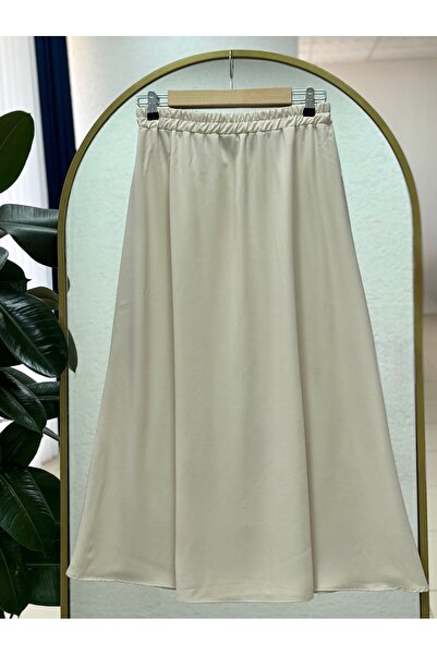 MİHRA STORE Nubola Tie Front Skirt Suit-As078 Stone