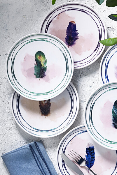 Fecra Tirga 6 Piece Cake Plate Set