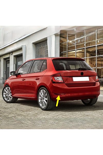 Bisra For Skoda Fabia 2019-2021 Rear Bumper Left Reflector Cat's Eye 6V6945105