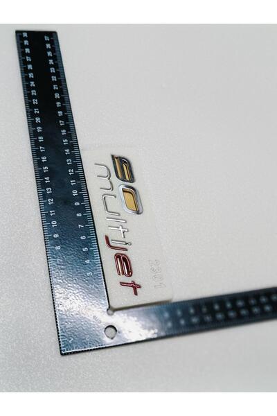 EDEXPORT Fiat Grande Punto – Uyumlu 90 Multijet Krom Bagaj Yazısı 3M 3D ABS