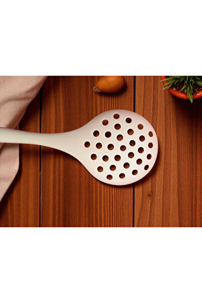 EMPA A V M Ivory Fireproof Non-Stick Silicone Frying Colander