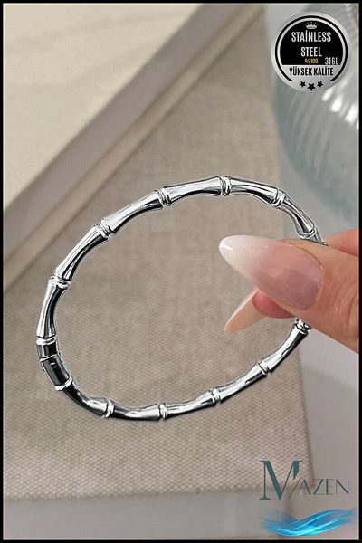 MAZEN 100% Steel Bamboo Model Bracelet |   Anti-Allergic Accessory