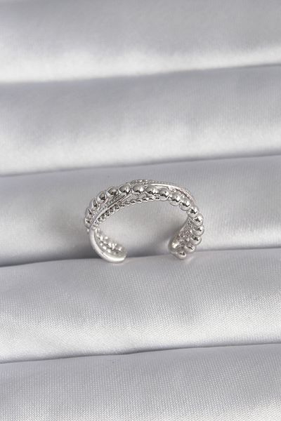 Skygo Brass Silver Color Women's Ring - TJ-BYK3030