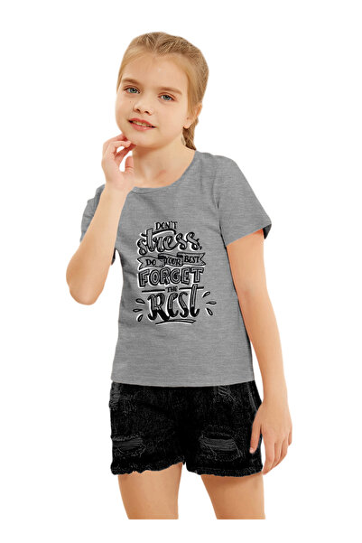 LAUREN SMITH Girls' Summer Tees Collection – Trendy and Comfortable Cotton-Lycra T-Shirts