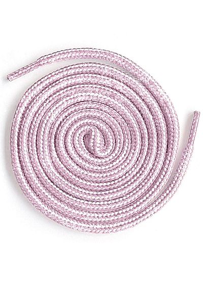 hapshoe Pink White Glitter 5 mm Round Boot Laces