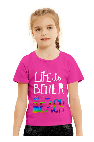 LAUREN SMITH Girls' Summer Tees Collection – Trendy and Comfortable Cotton-Lycra T-Shirts